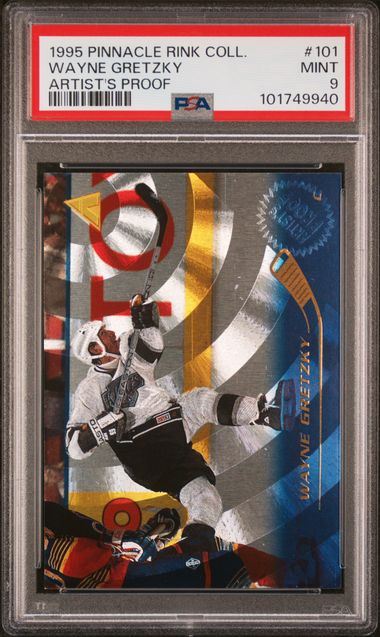 1995 PINNACLE #101 WAYNE GRETZKY RINK COLL-ARTIST'S PROOF PSA 9