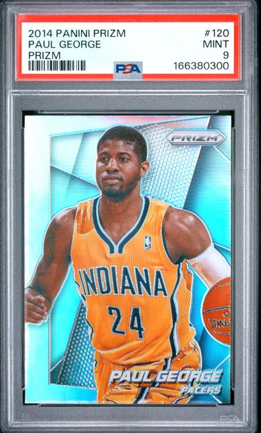 2014 PANINI PRIZM #120 PAUL GEORGE PRIZM PSA 9 JR9272-113