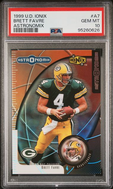 1999 U.D. IONIX ASTRONOMIX #A7 BRETT FAVRE ASTRONOMIX PSA 10