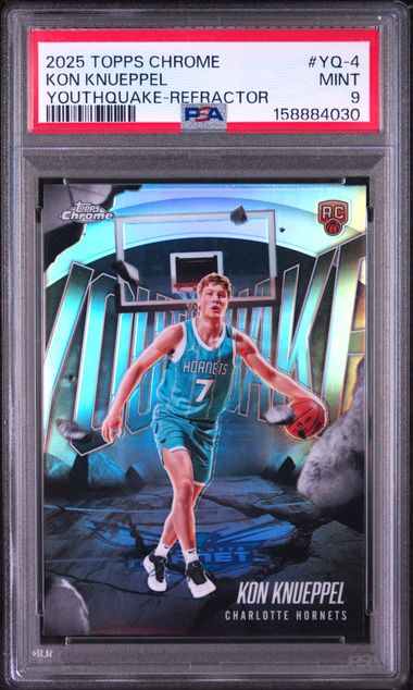 2025 TOPPS CHROME YOUTHQUAKE #YQ-4 KON KNUEPPEL YOUTHQUAKE-REFRACTOR
