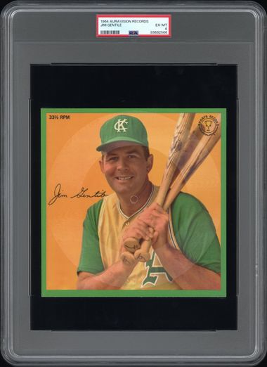1964 AURAVISION RECORDS JIM GENTILE PSA 6
