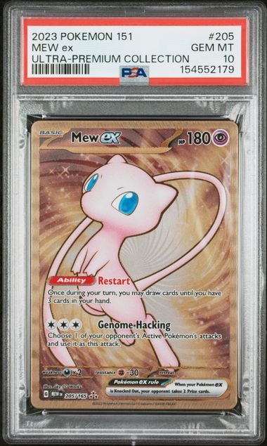 2023 POKEMON 151 ULTRA-PREMIUM COLLECTION #205 MEW ex PSA 10 SC1
