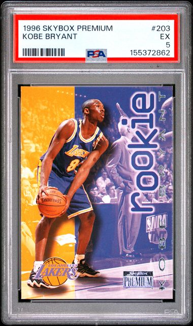 1996 SKYBOX PREMIUM #203 KOBE BRYANT PSA 5