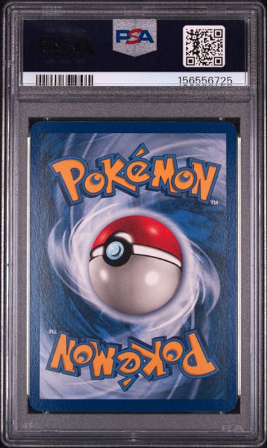 1999 POKEMON FOSSIL #10 LAPRAS-HOLO PSA 8