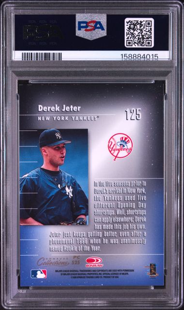 1998 DONRUSS COLLECTION #PC525 DEREK JETER ELITE-PRIZED COLLECTION PSA SC4