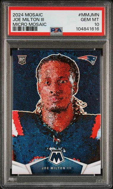 2024 Mosaic Joe Milton III Micro Mosaic PSA 10
