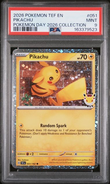 2026 POKEMON TEF EN-TEMPORAL FORCES #051 PIKACHU POKEMON DAY 2026 COLLECTION