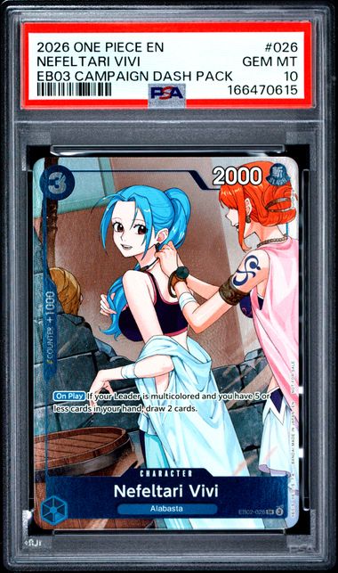 2026 ONE PIECE HEROINES CAMPAIGN DASH PACK #026 NEFELTARI VIVI