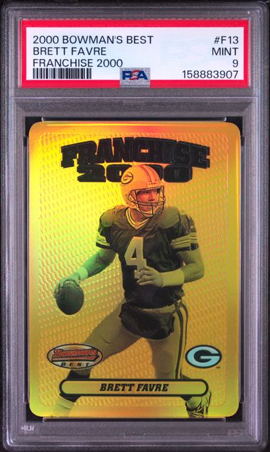 2000 BOWMAN'S BEST FRANCHISE 2000 #F13 BRETT FAVRE FRANCHISE 2000