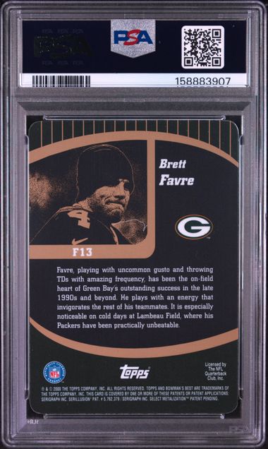 2000 BOWMAN'S BEST FRANCHISE 2000 #F13 BRETT FAVRE FRANCHISE 2000
