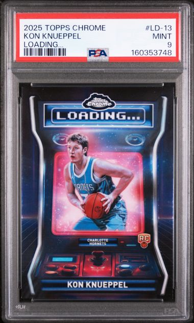 2025 TOPPS CHROME LOADING... #LD-13 KON KNUEPPEL PSA 9 SC5