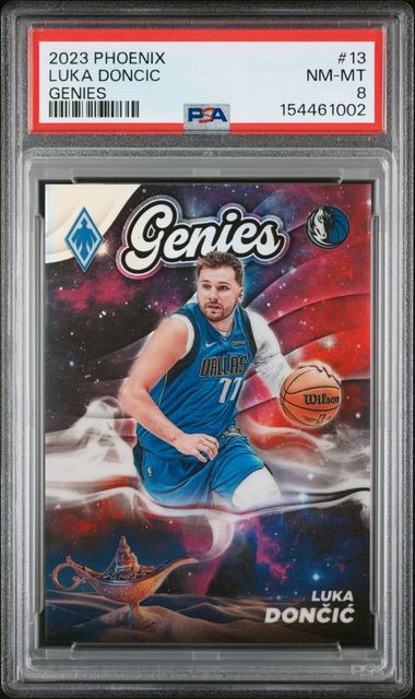 2023 PANINI PHOENIX GENIES #13 LUKA DONCIC PSA 8